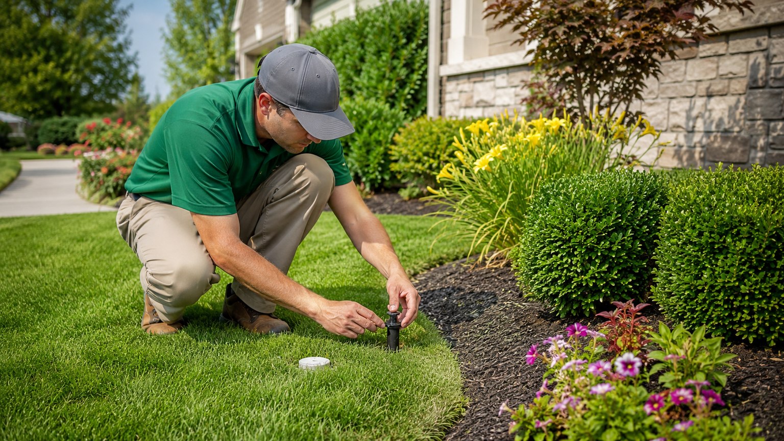Irrigation system installation